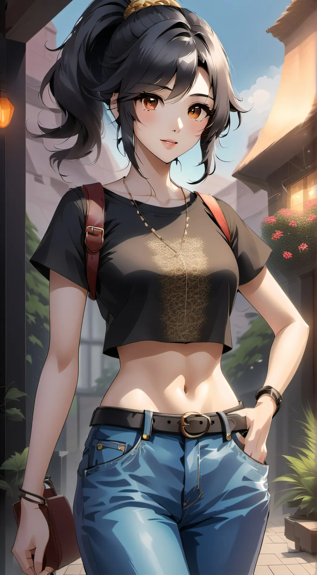 ai character: Maddie background