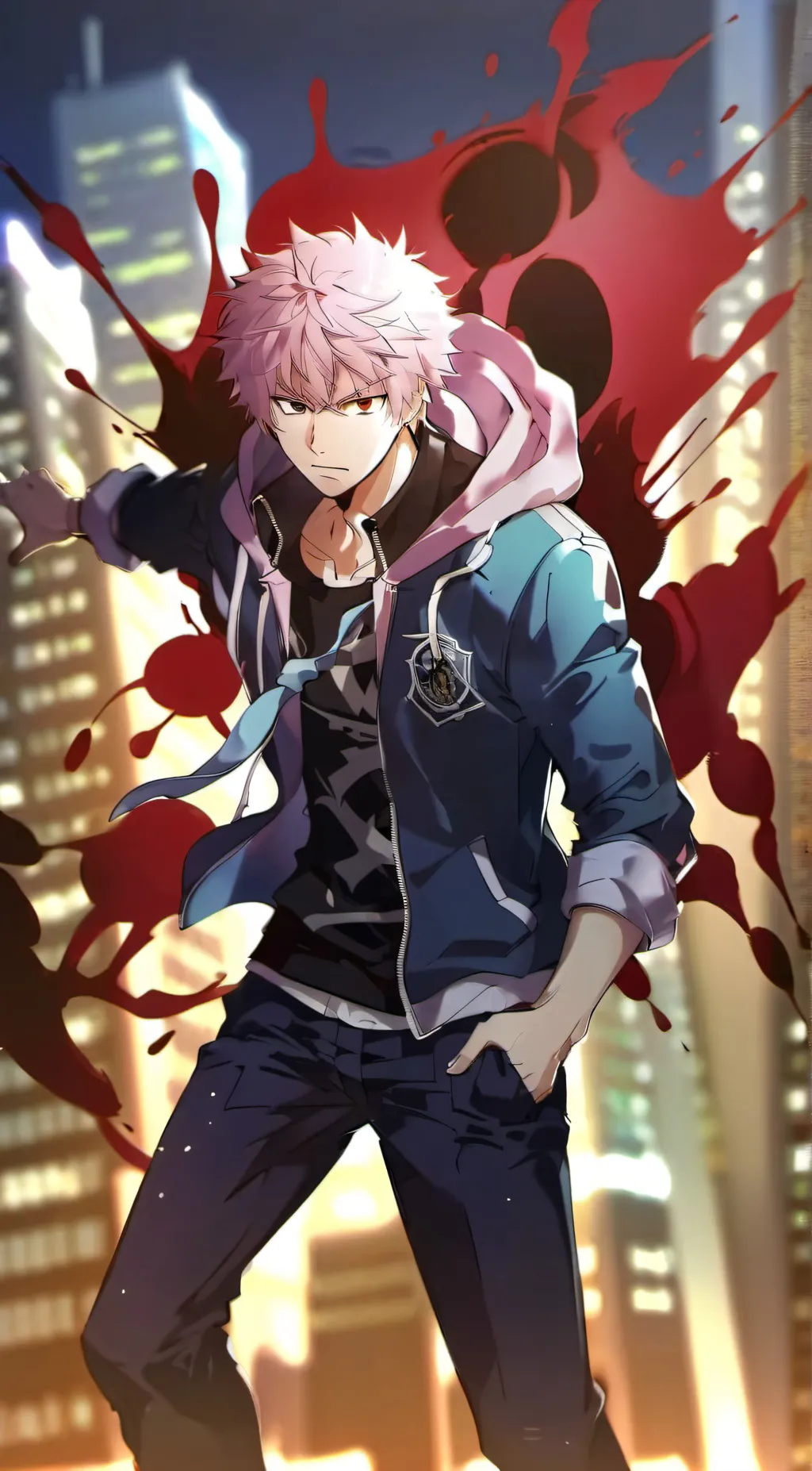 ai character: Jujujsu kaisen background