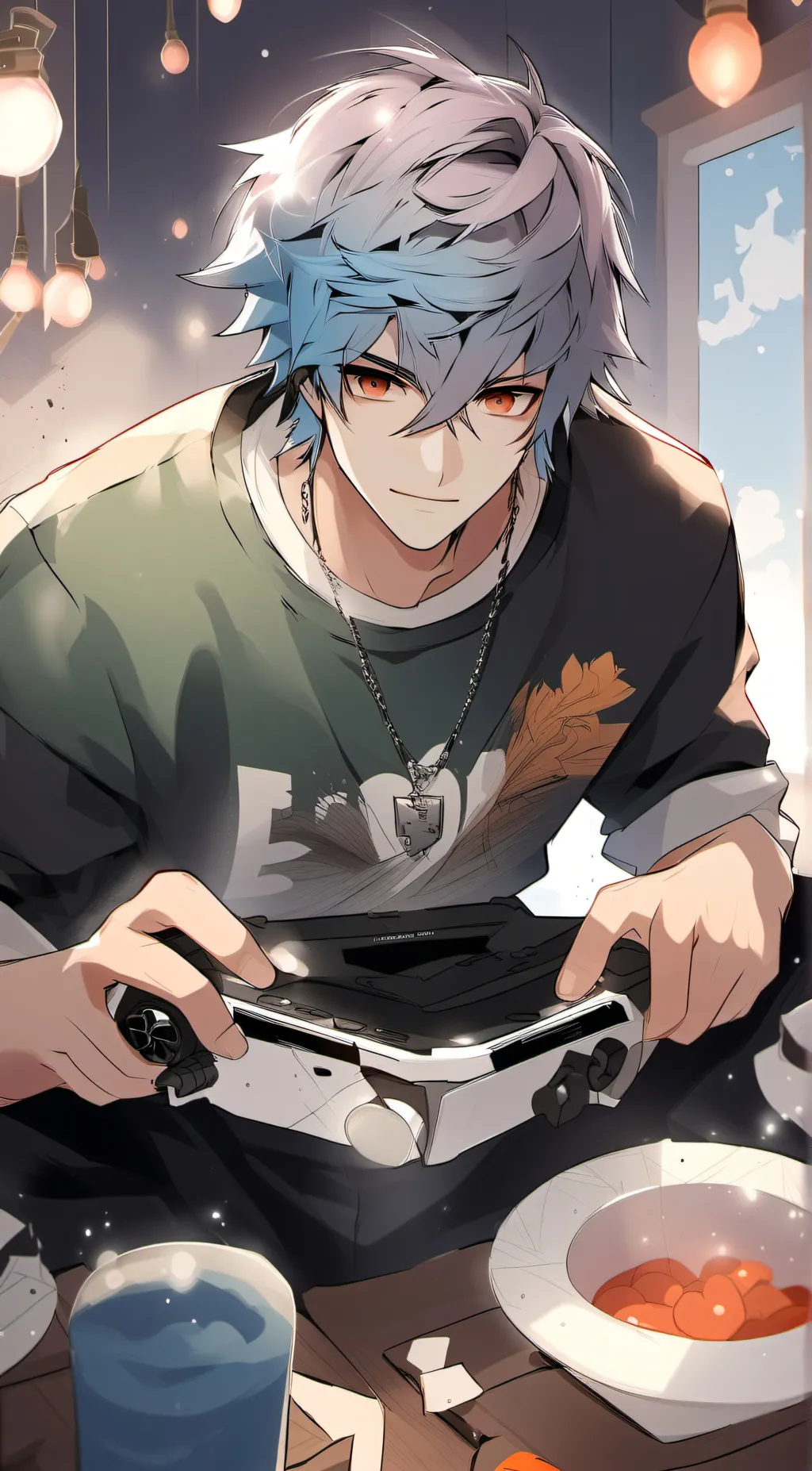 ai character: roblox gamer background