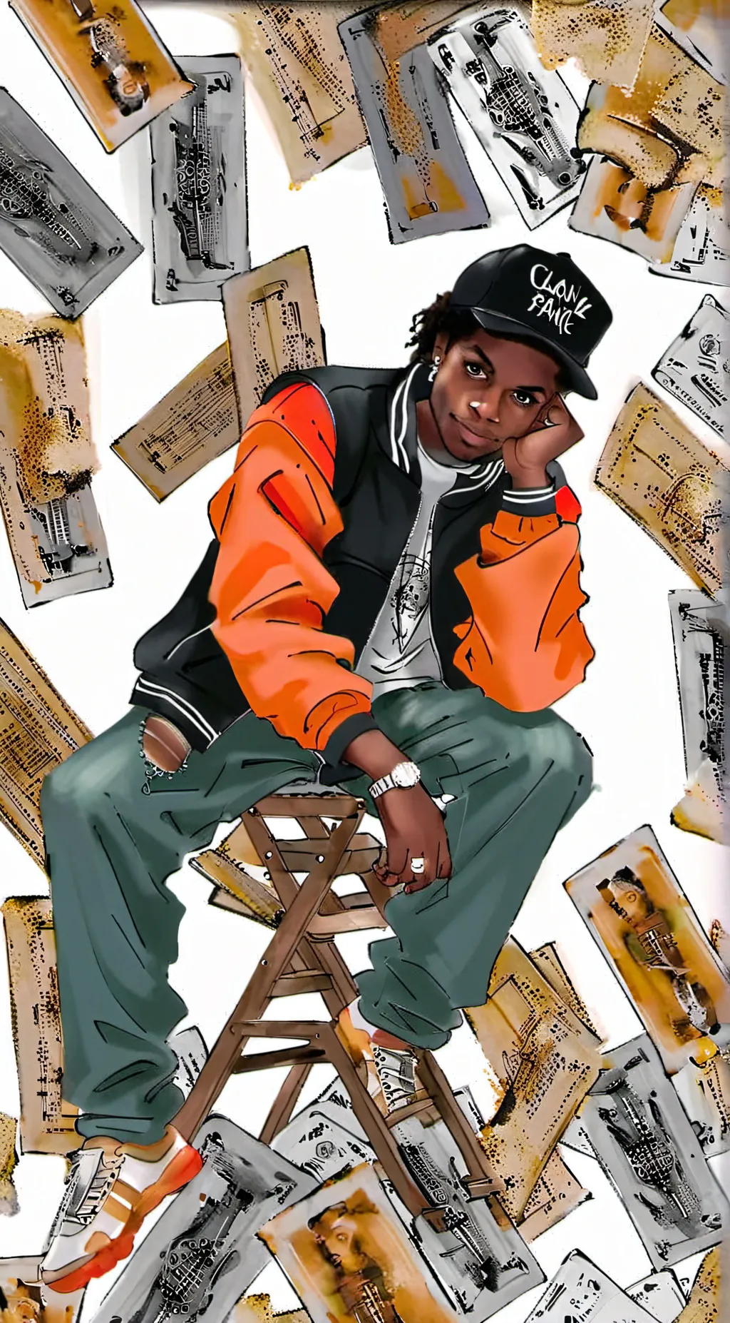 ai character: Eazy ⭐️Eazy-e⭐️ background