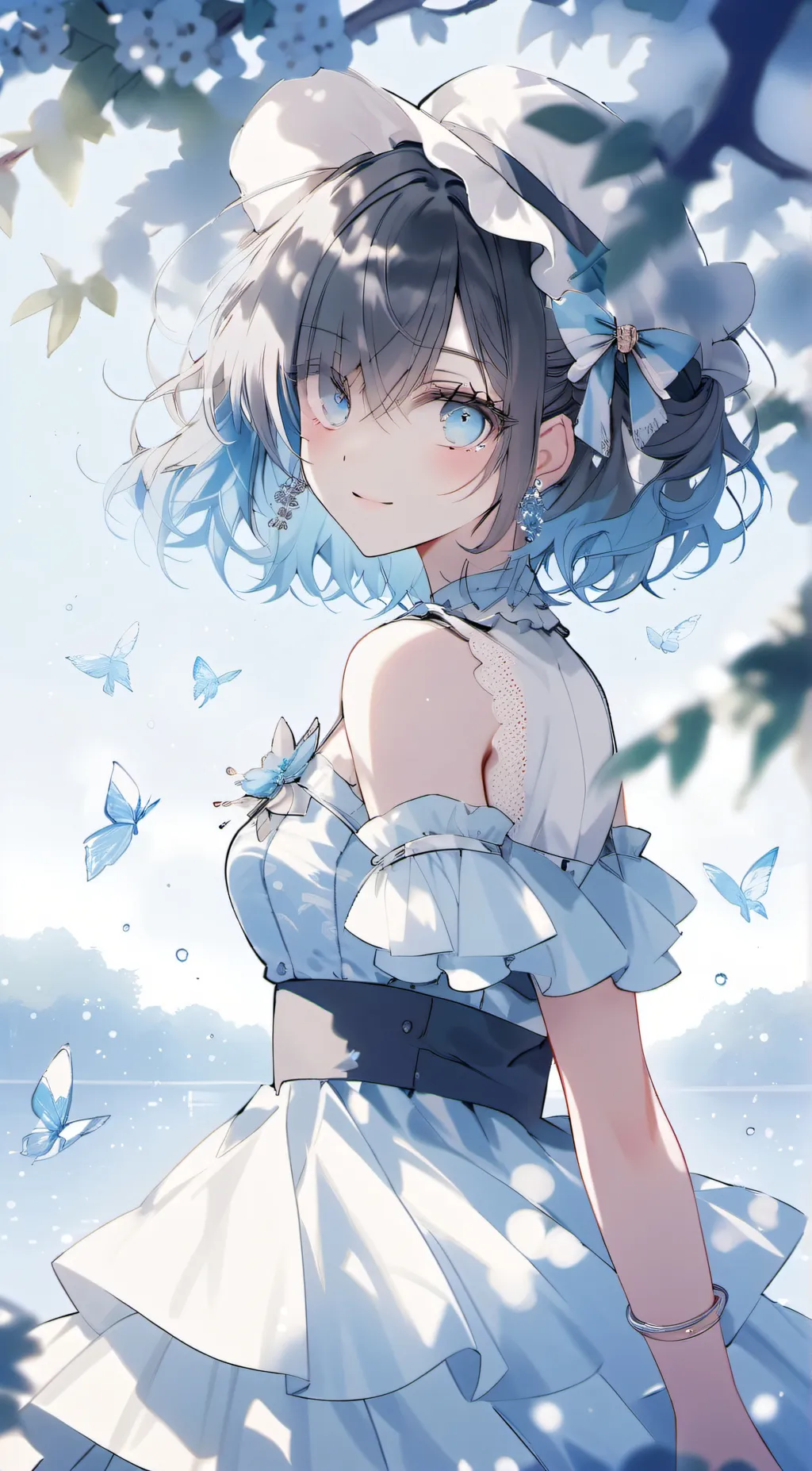 ai character: Rose background