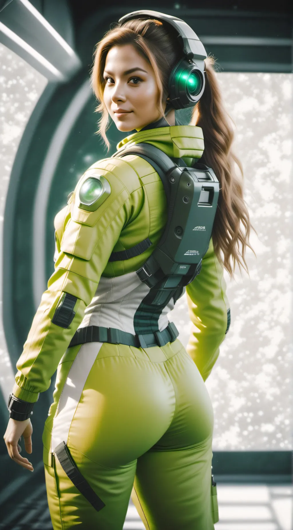 ai character: female master chef background