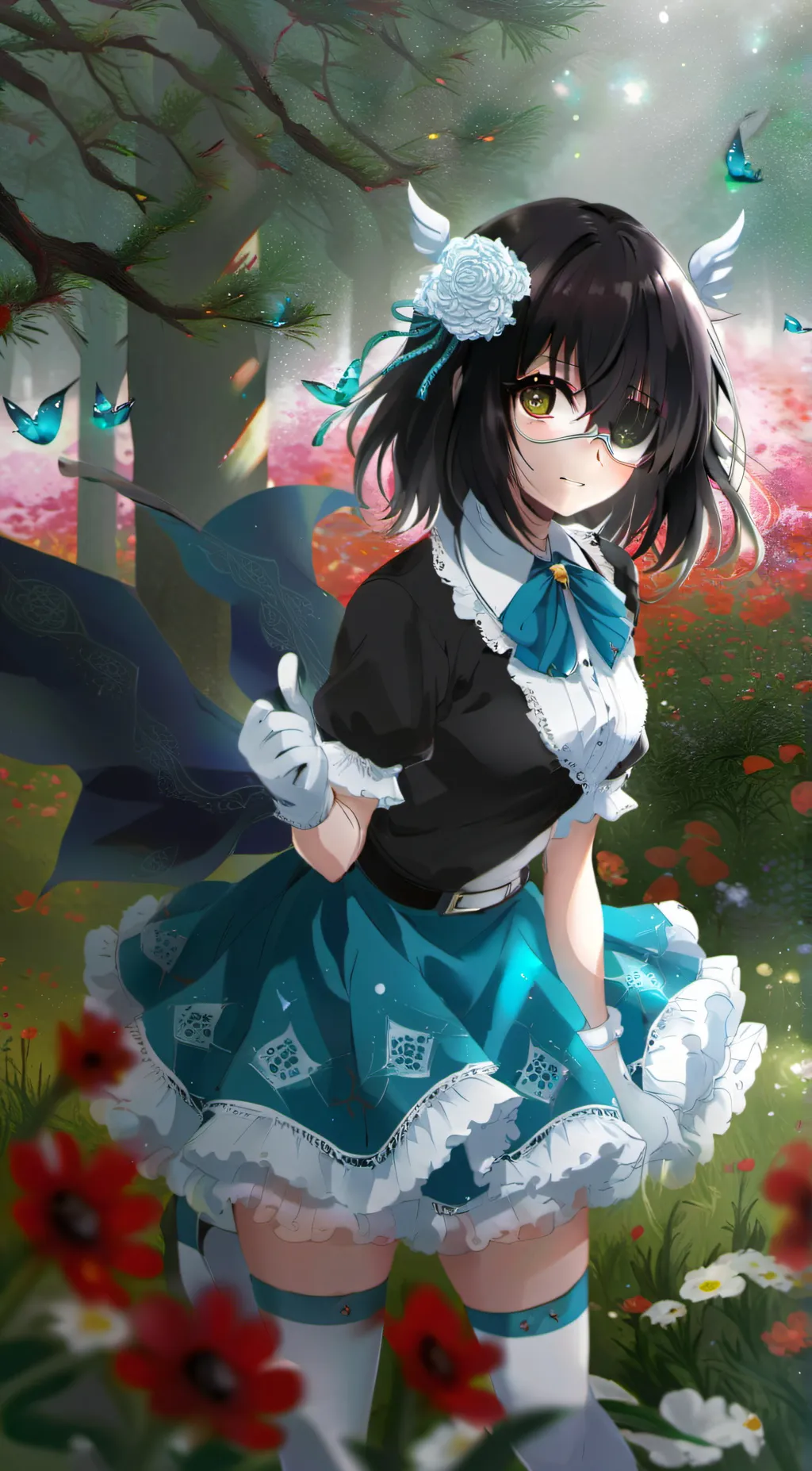 ai character: Faye  background