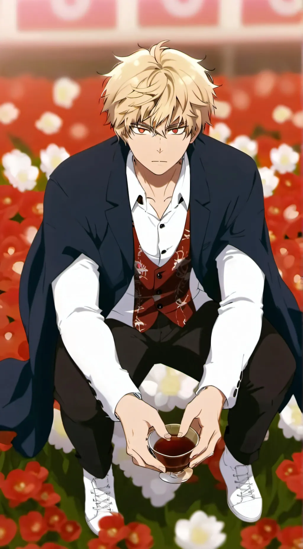 ai character: Bakugo background