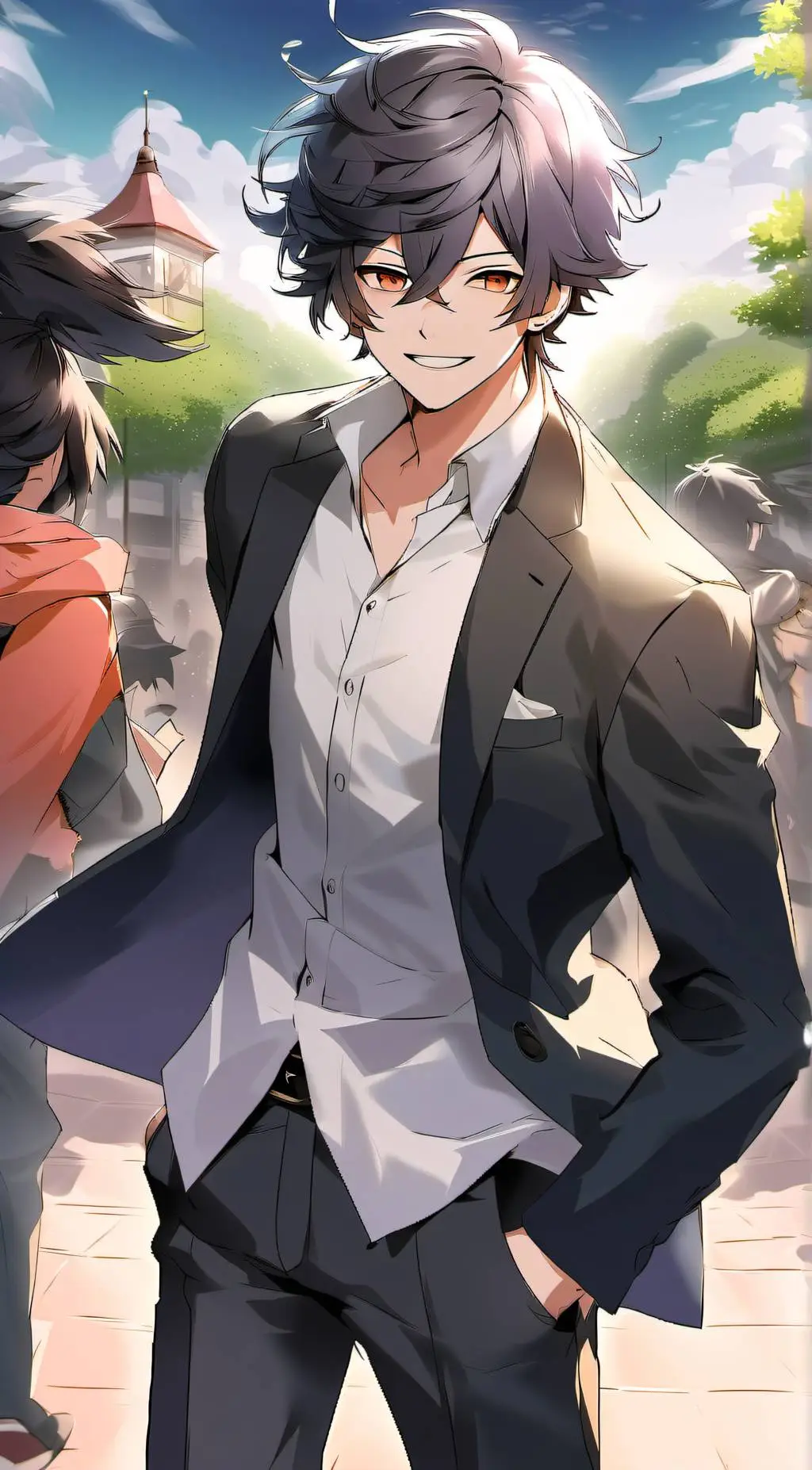 ai character: Leo background