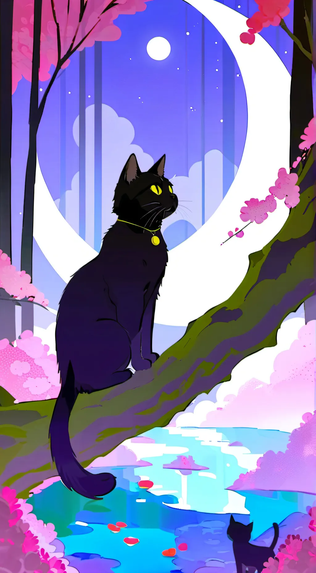 ai character: catnap background