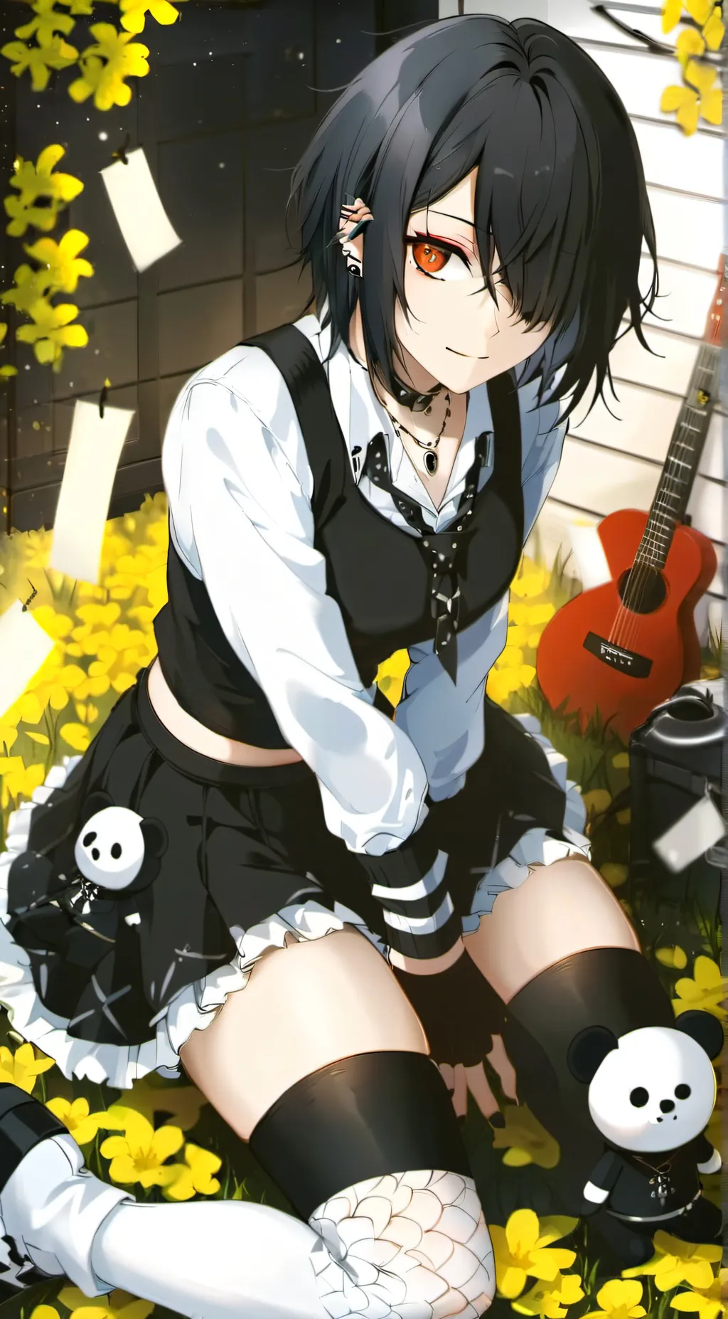 ai character: Ellie  background