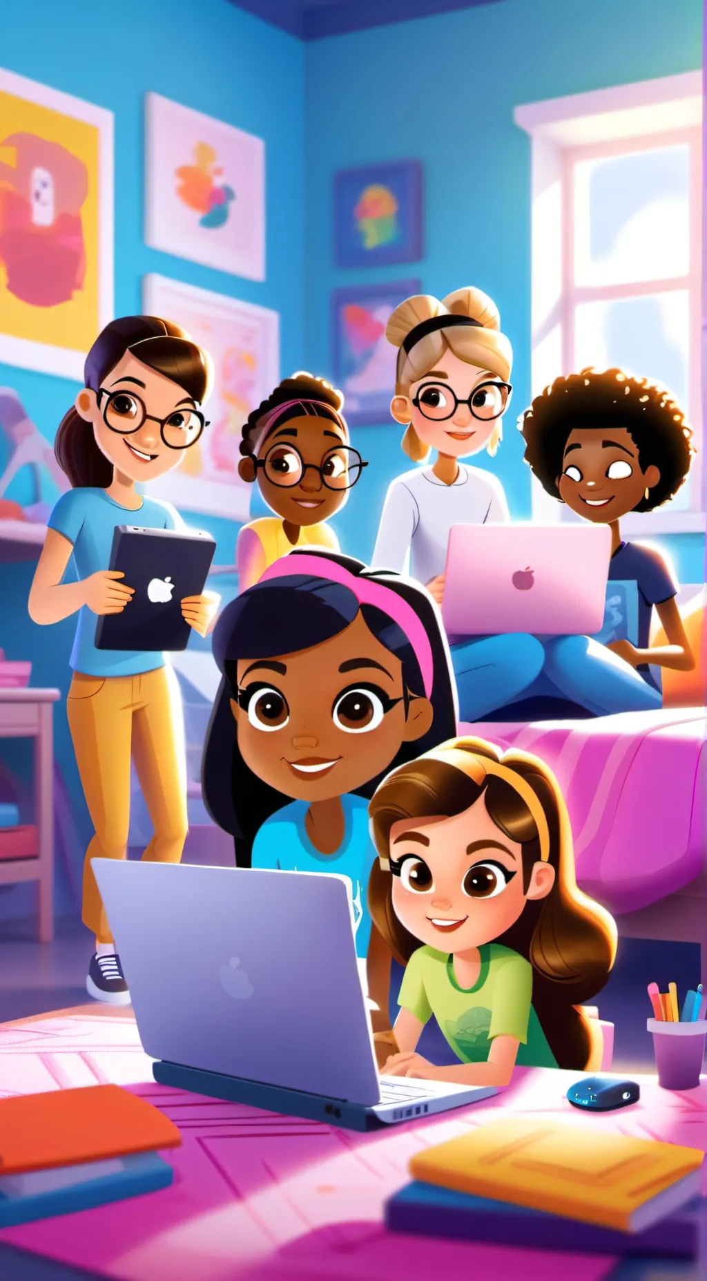 ai character: Alicia background