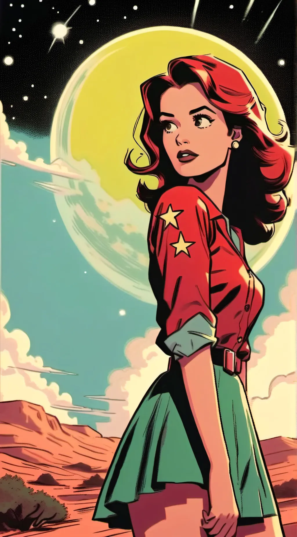 ai character: Nøvä background