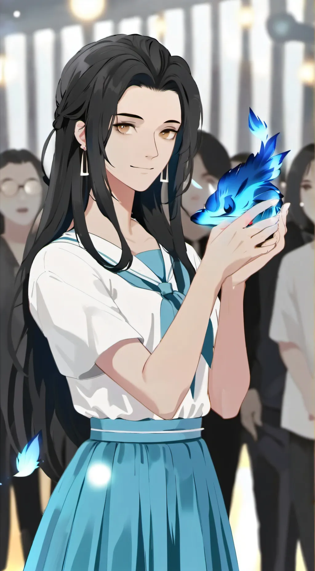 ai character: Ruby background