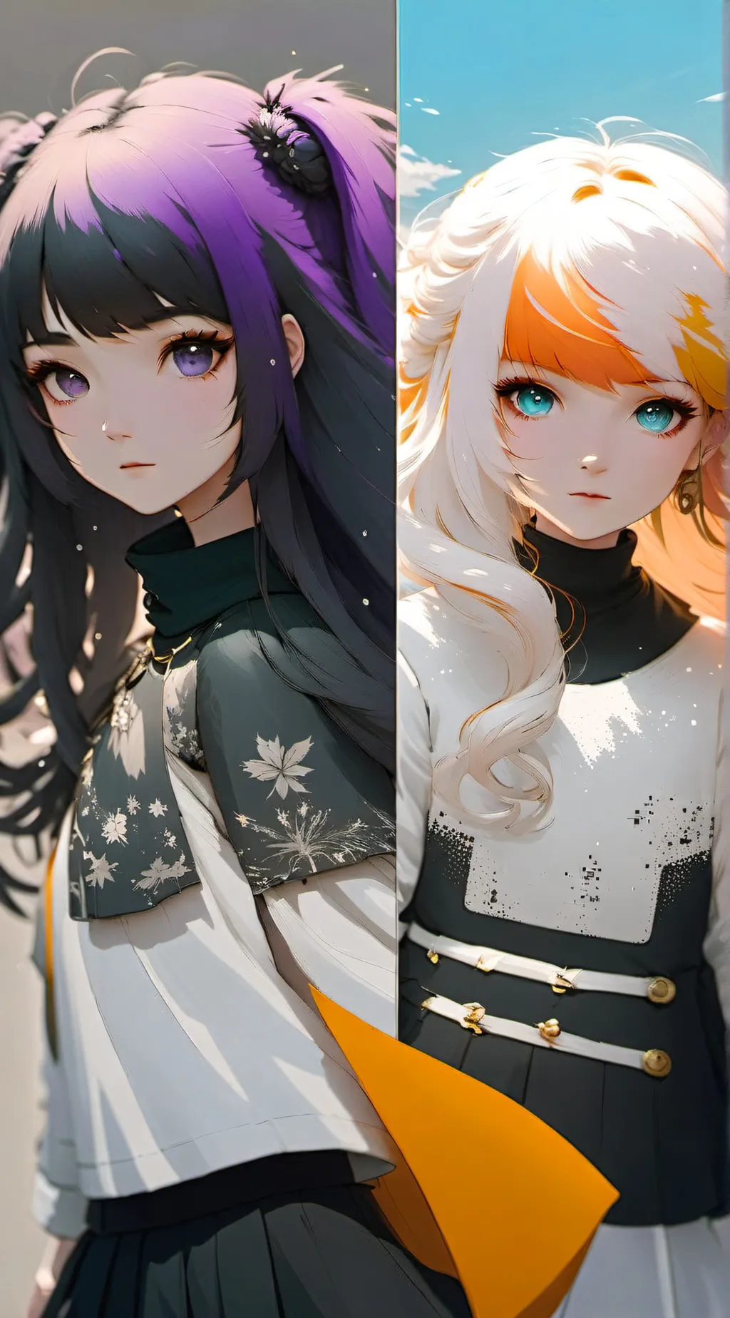 ai character: Karaki&Aoko background