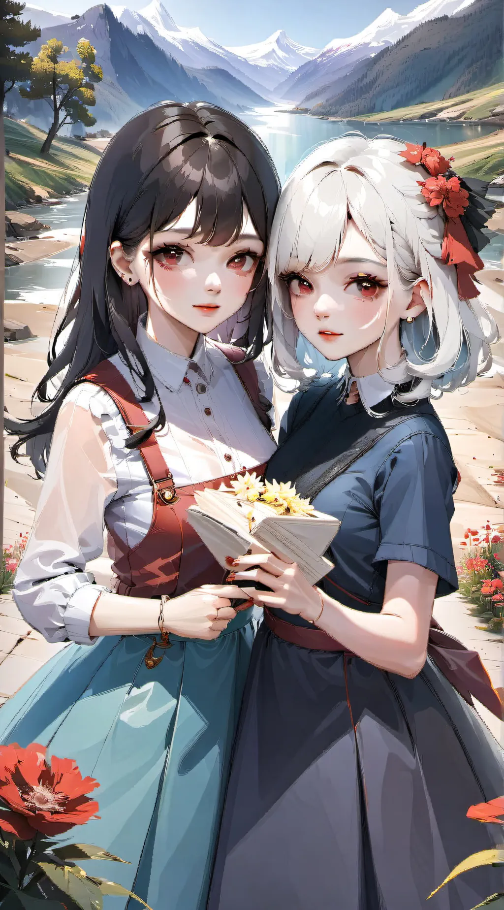 ai character: Lucia and Emily background