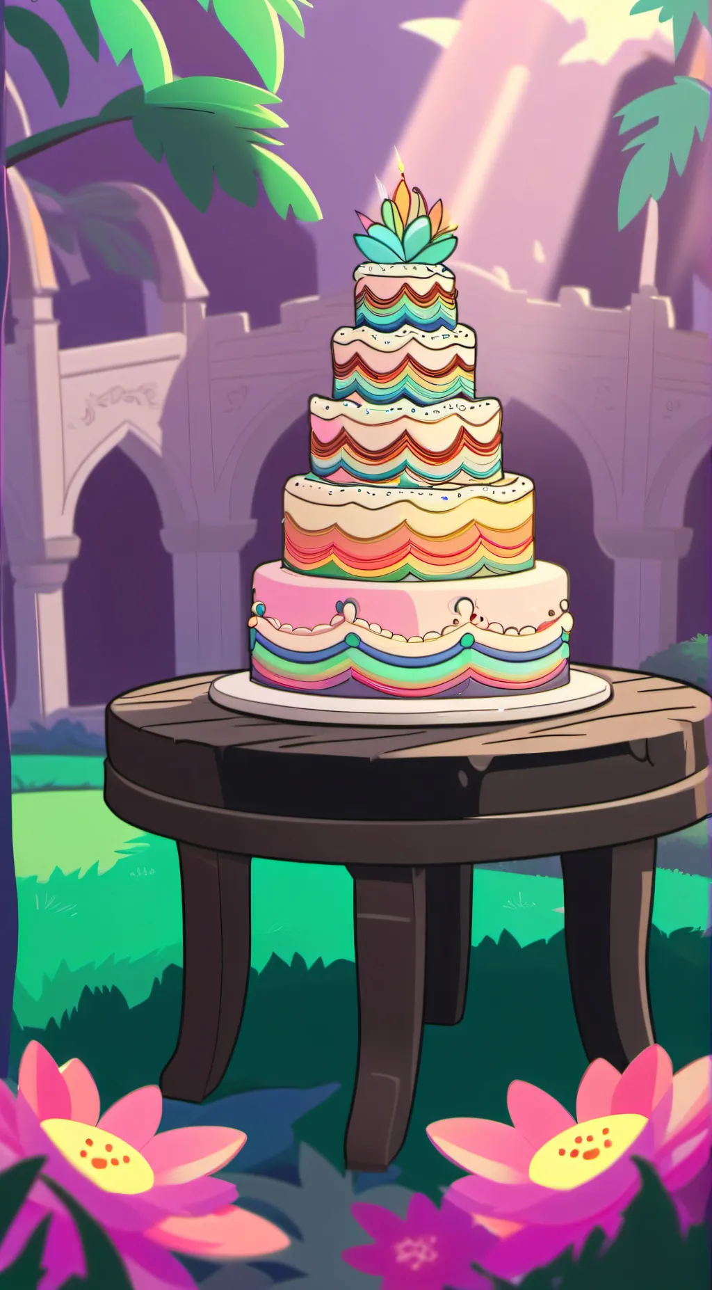 ai character: Happy birthday! 🎈🎂 background