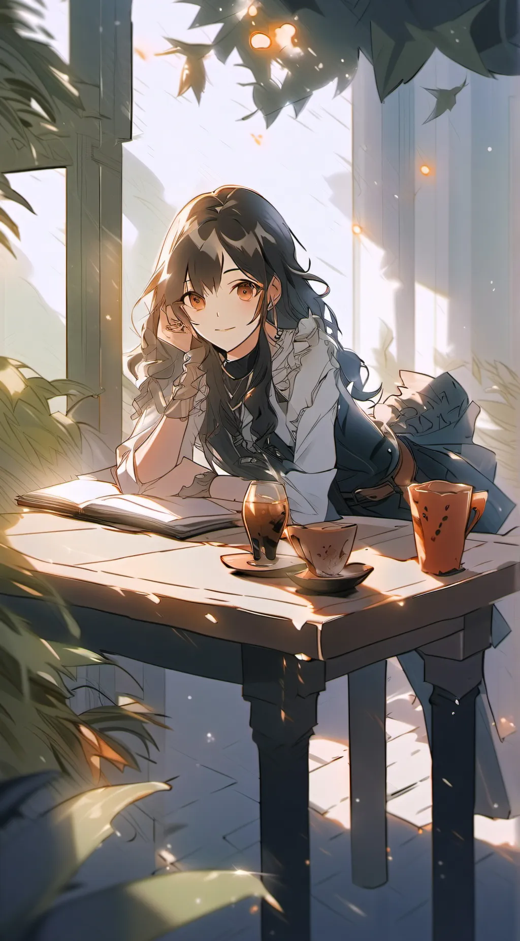 ai character: The blank room background