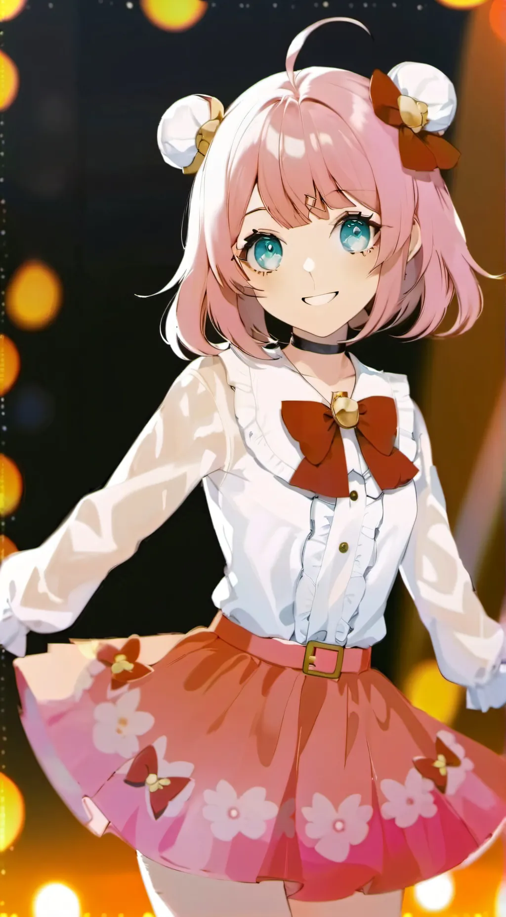 ai character: candy background