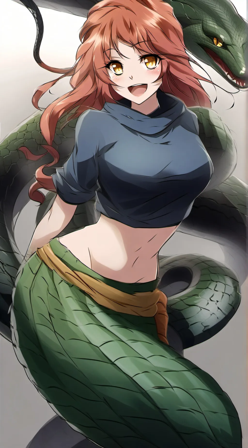 ai character: Monster Mesume background