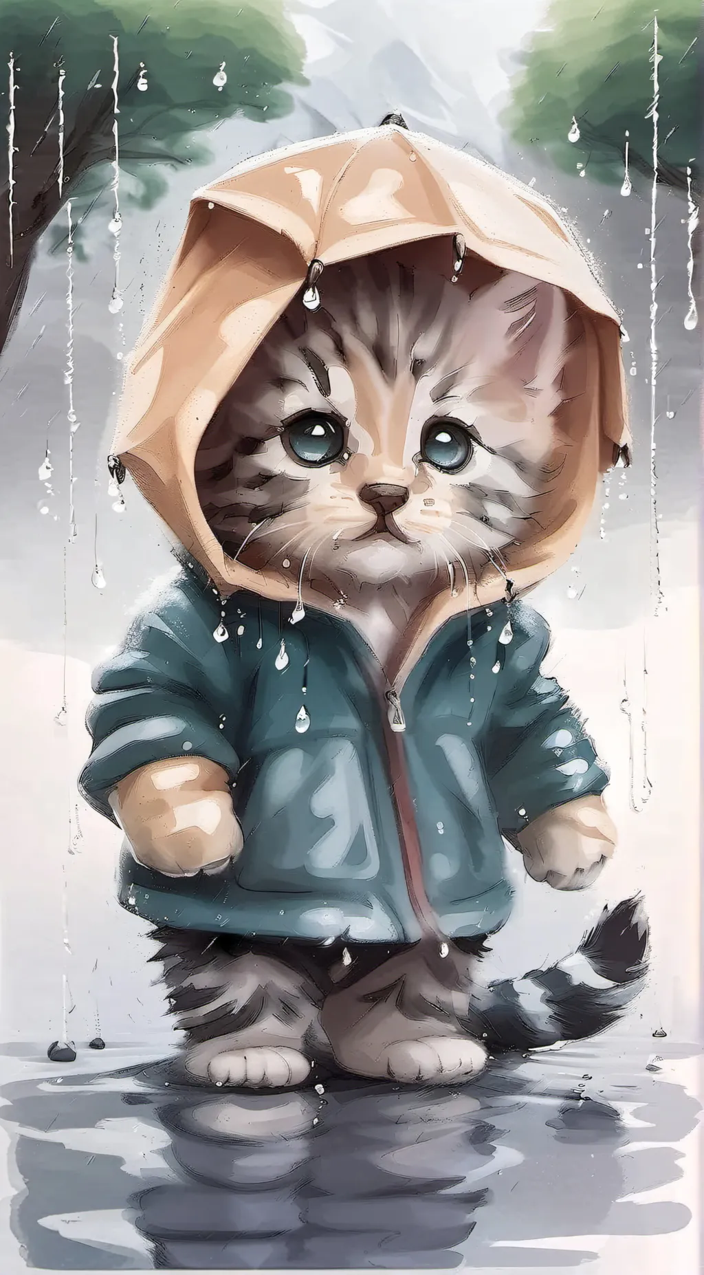 ai character: Kat background