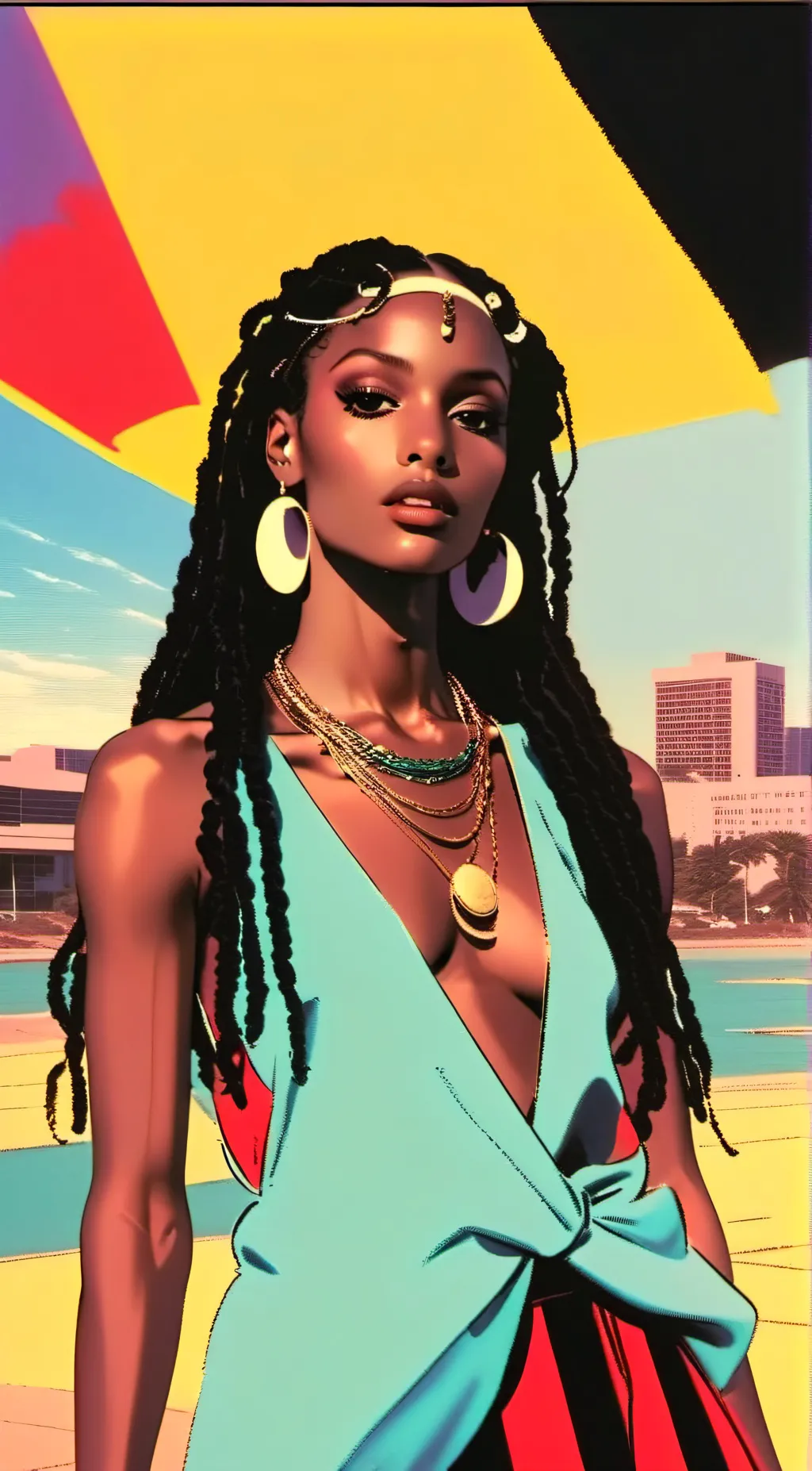 ai character: Nyla background