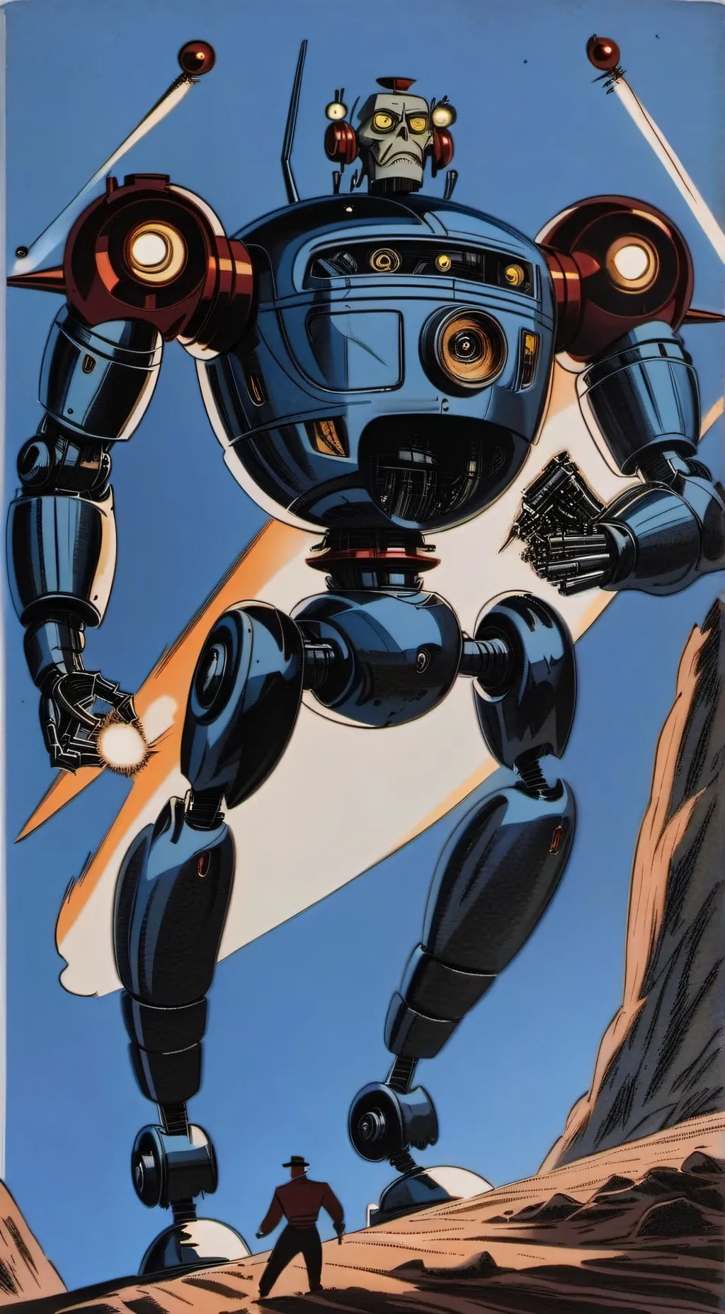 ai character: Robot background