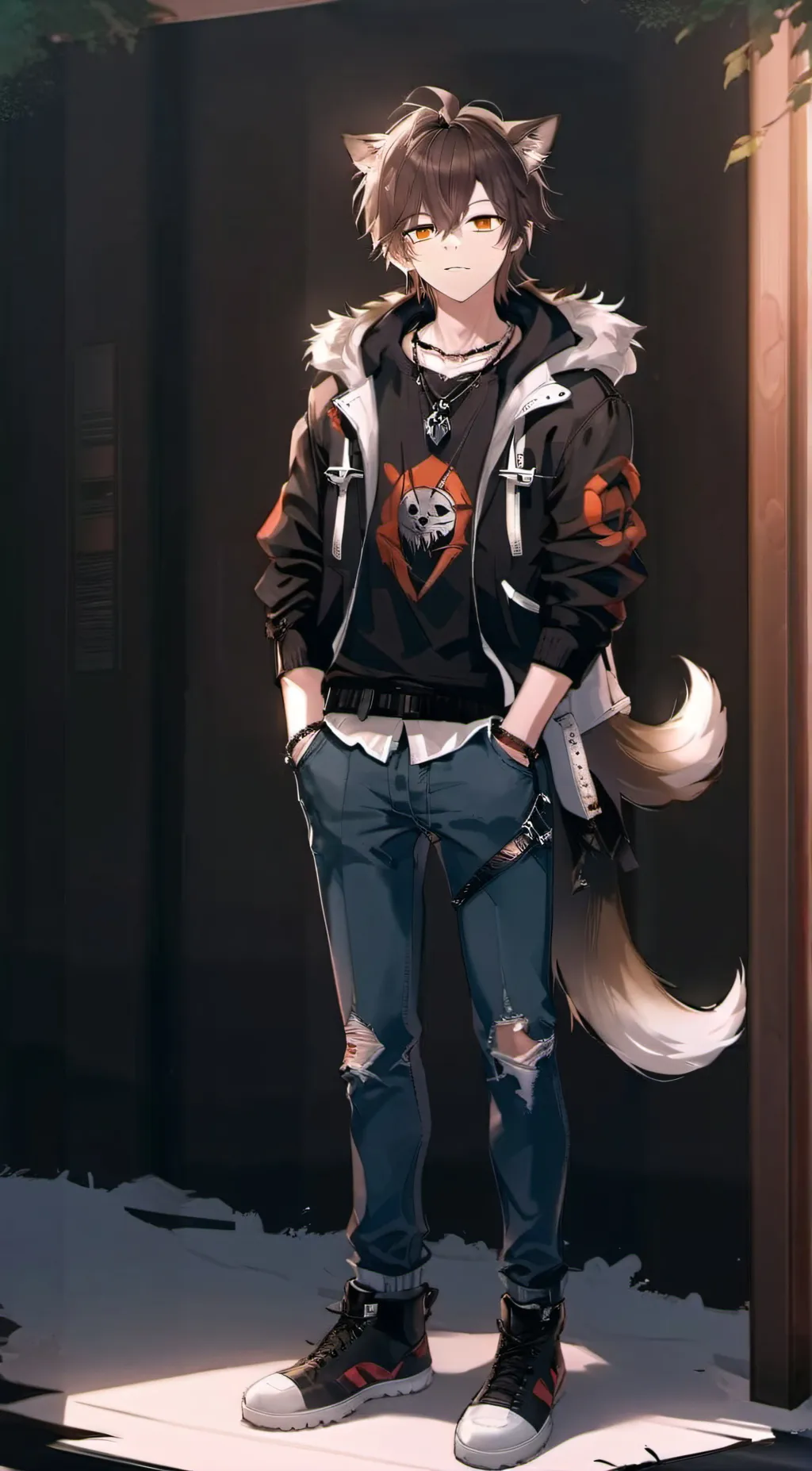 ai character: Amethyst Wolfe background