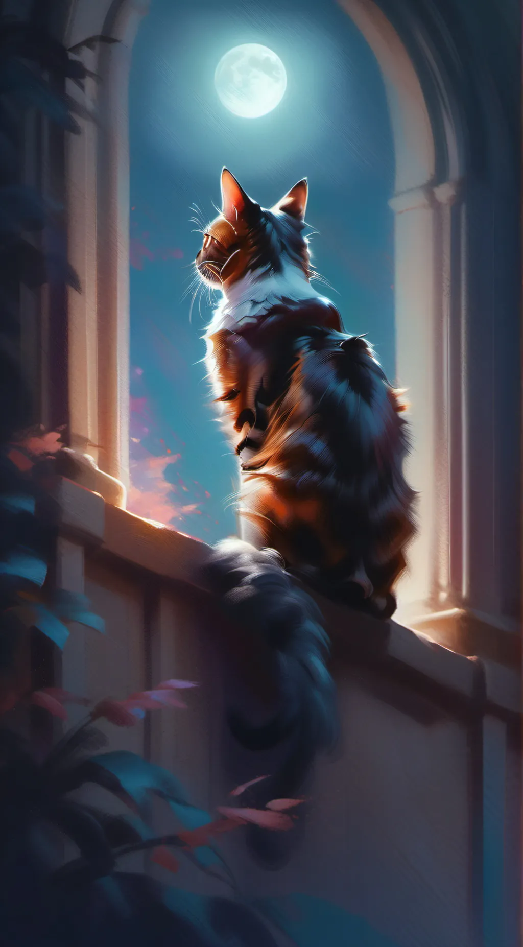 ai character: Cursed Alastor cat background