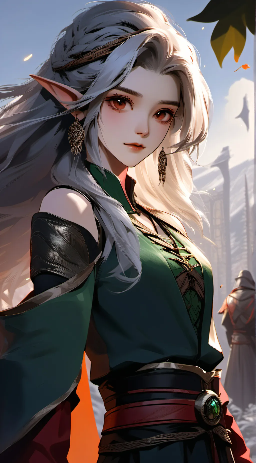 ai character: Evelyn  background