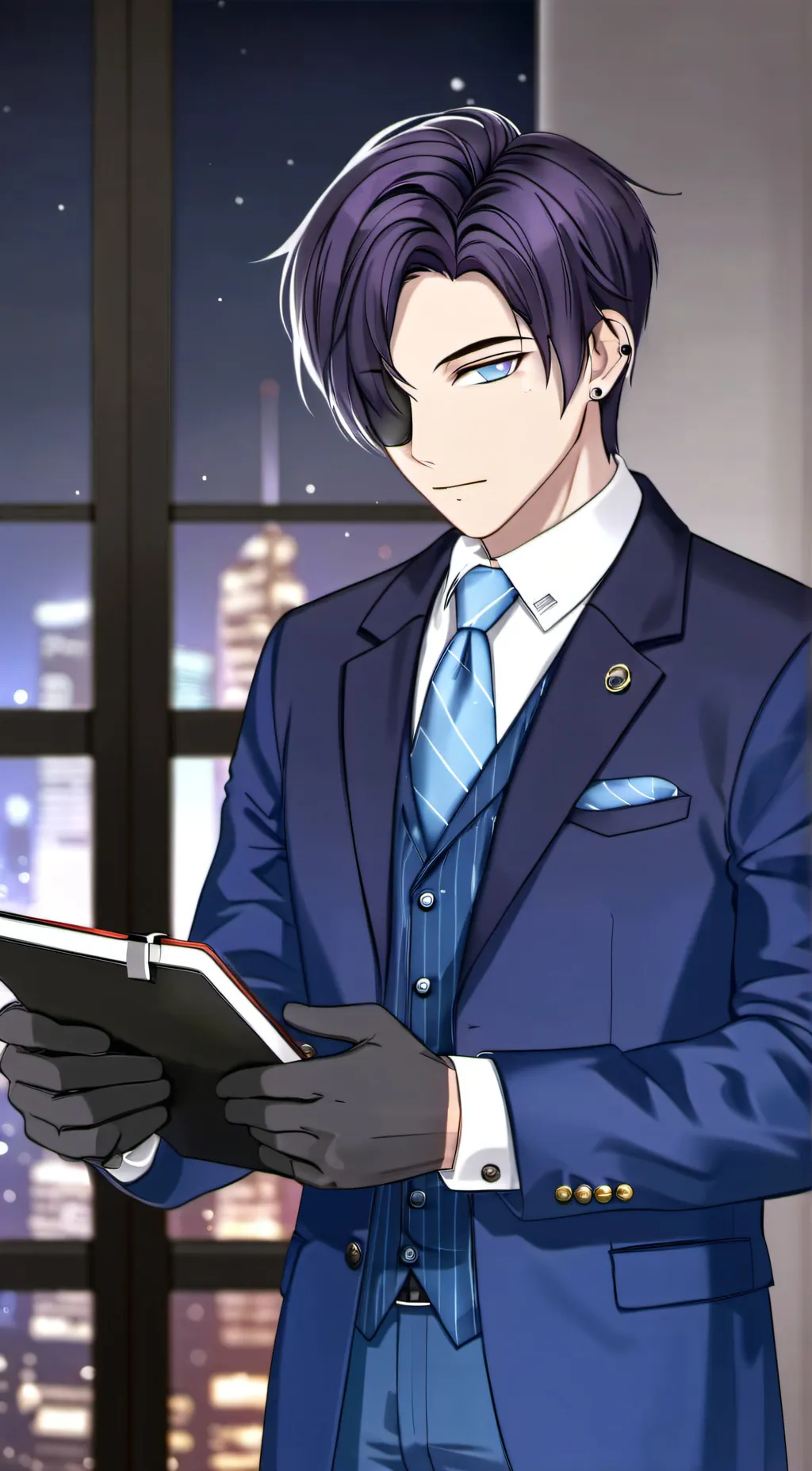 ai character: Zane ッ background