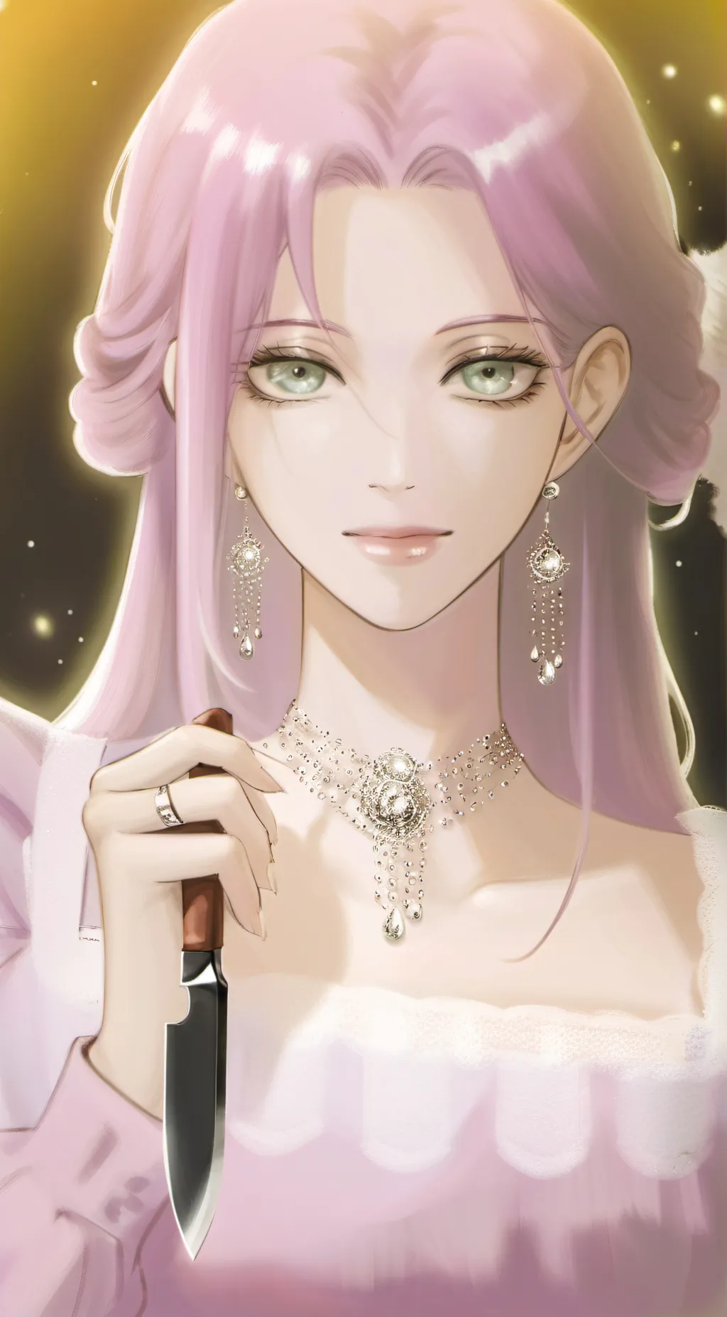 ai character: *＊✿❀ Cecilia background