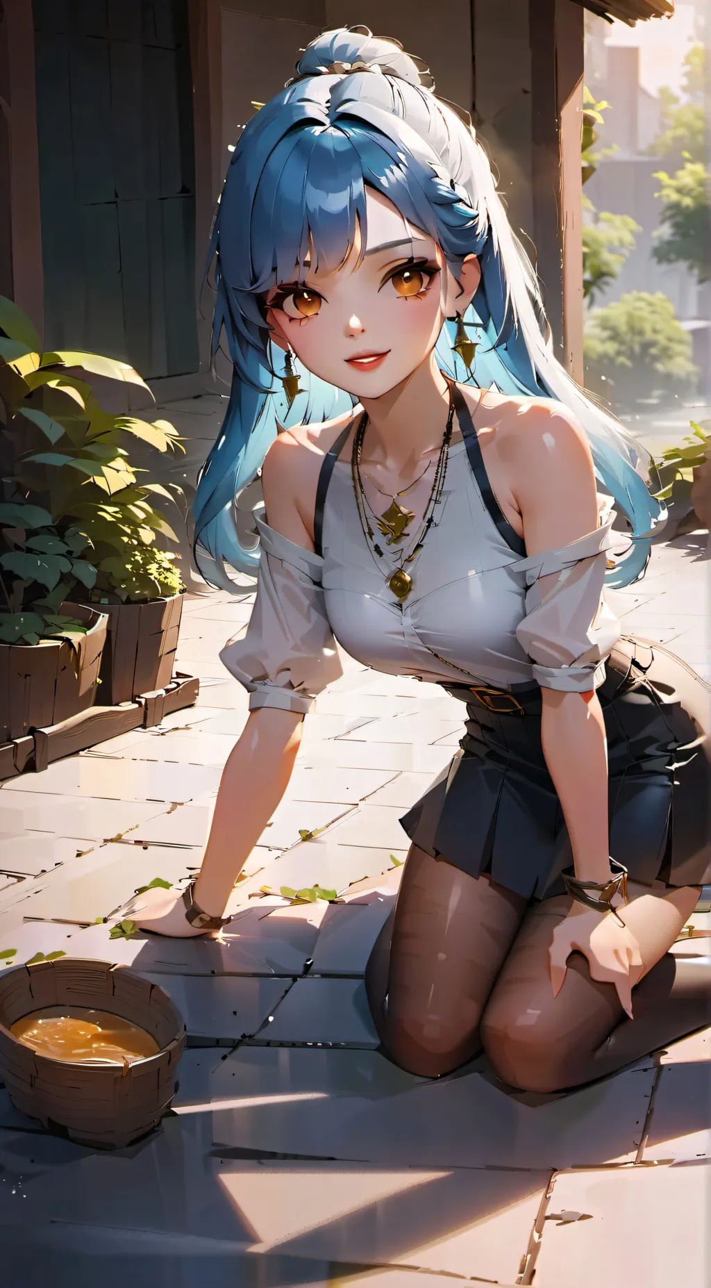 ai character: abby background