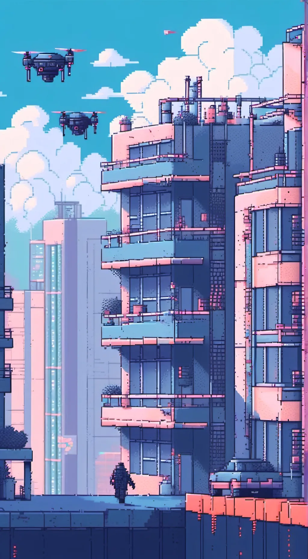 ai character: murder drones  background