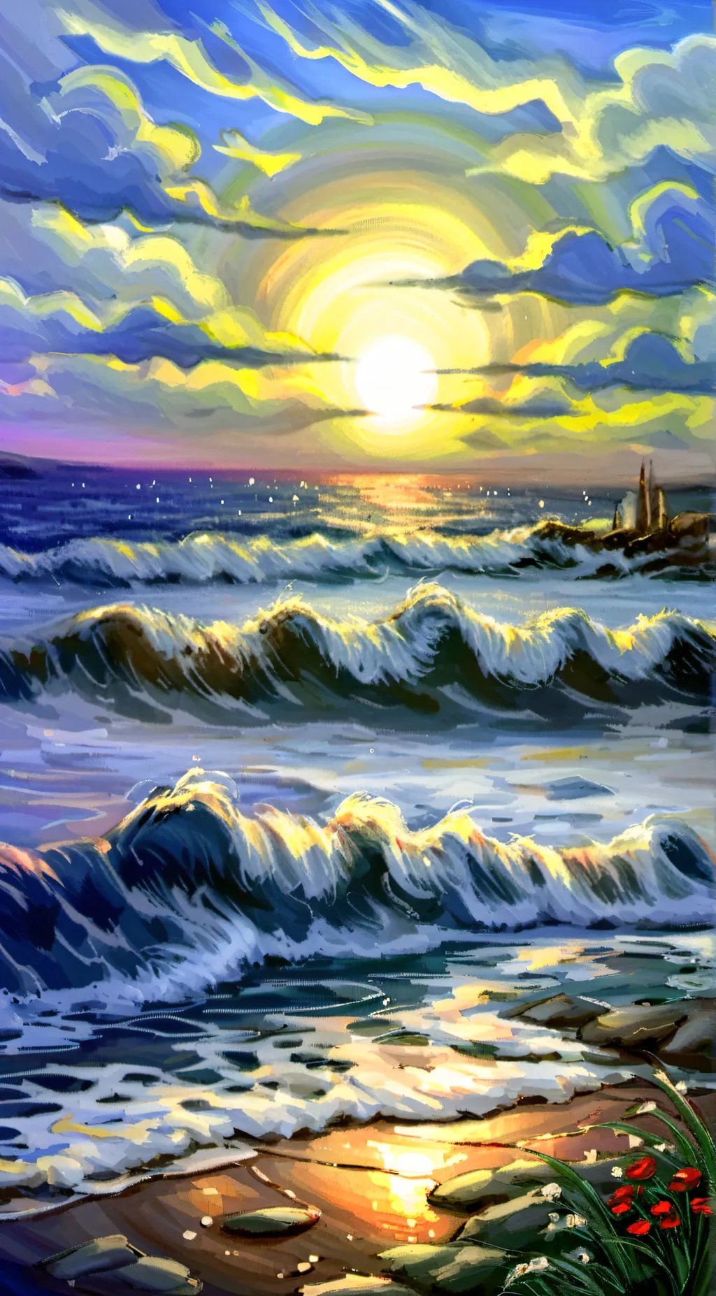 ai character: Rain background