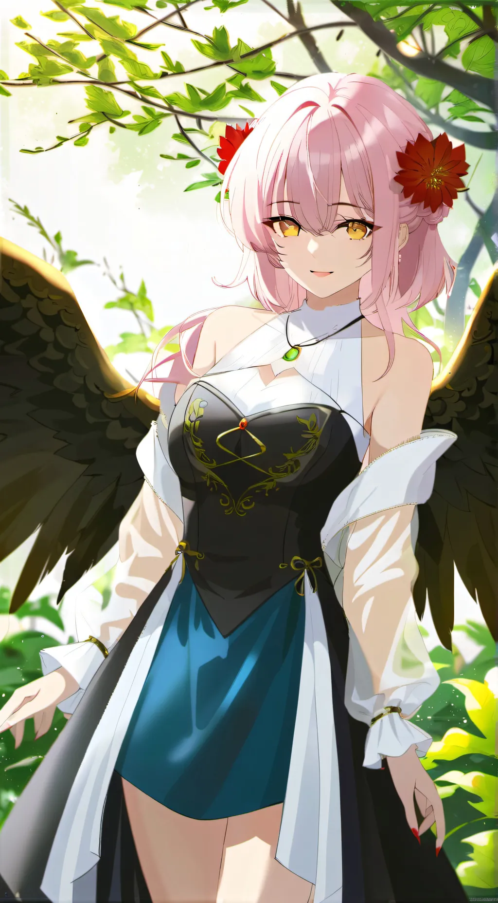 ai character: Elara Nocturn background