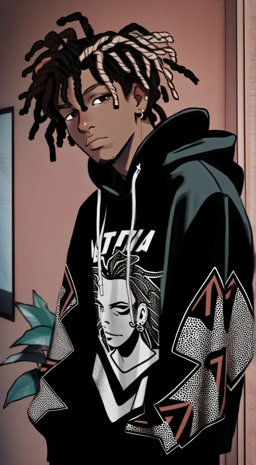 ai character: ♡zeke🩷 background