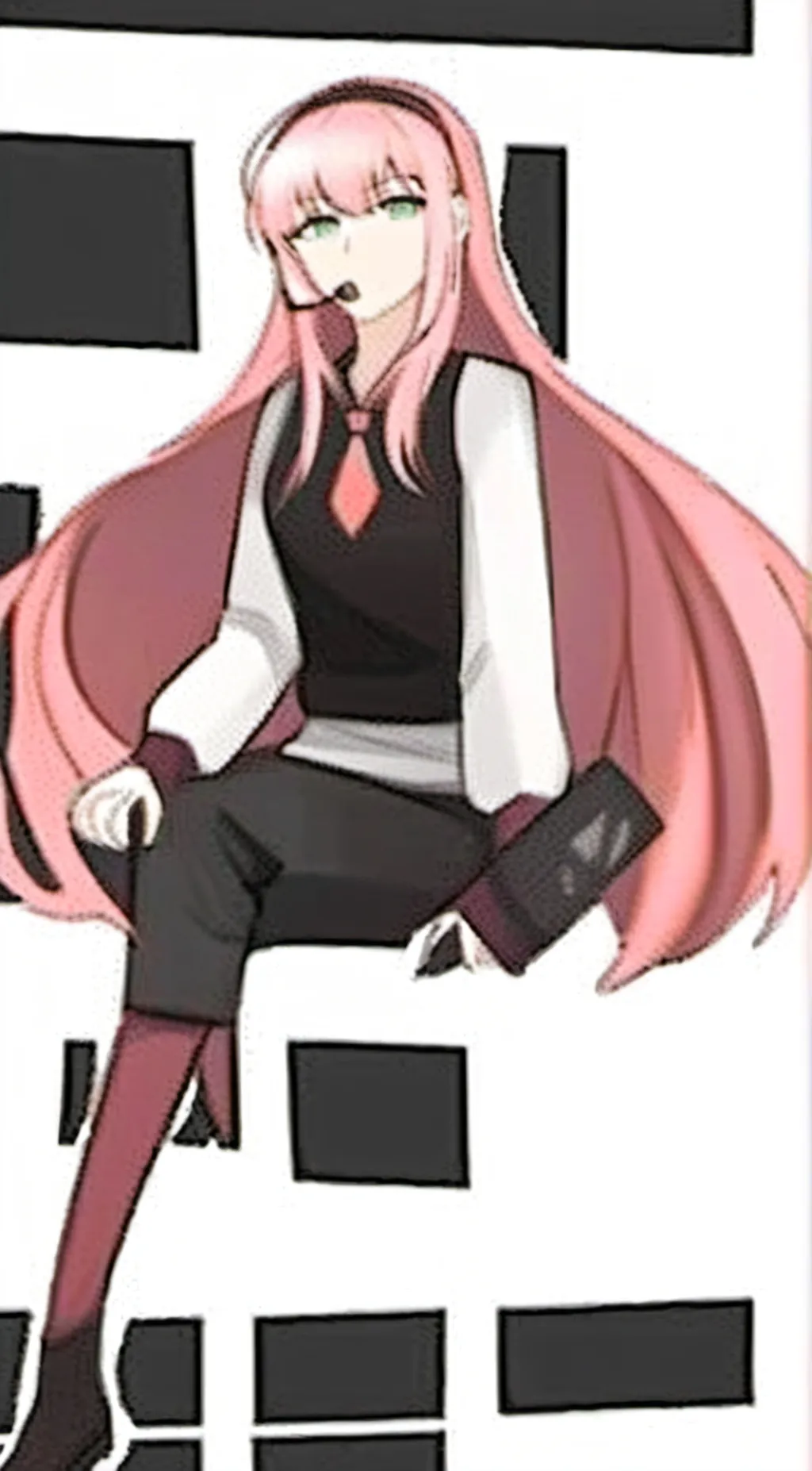 ai character: mía ❤ background