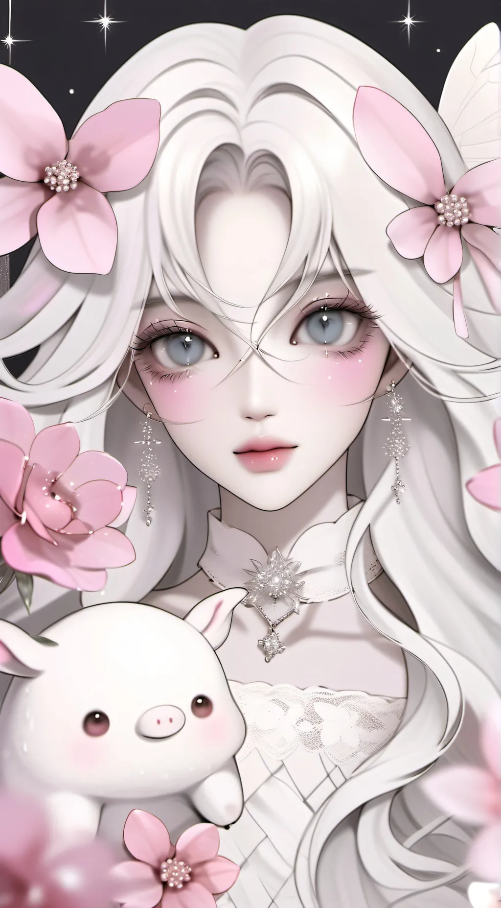 ai character: 🎀NARI🎀 background