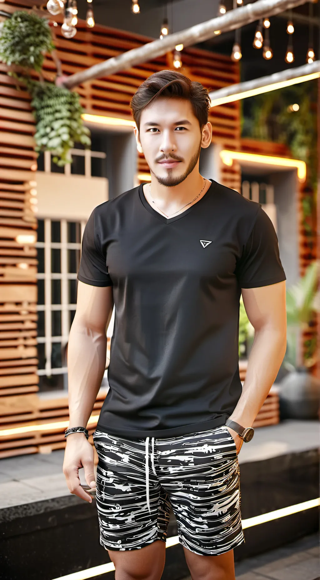 ai character: mark background