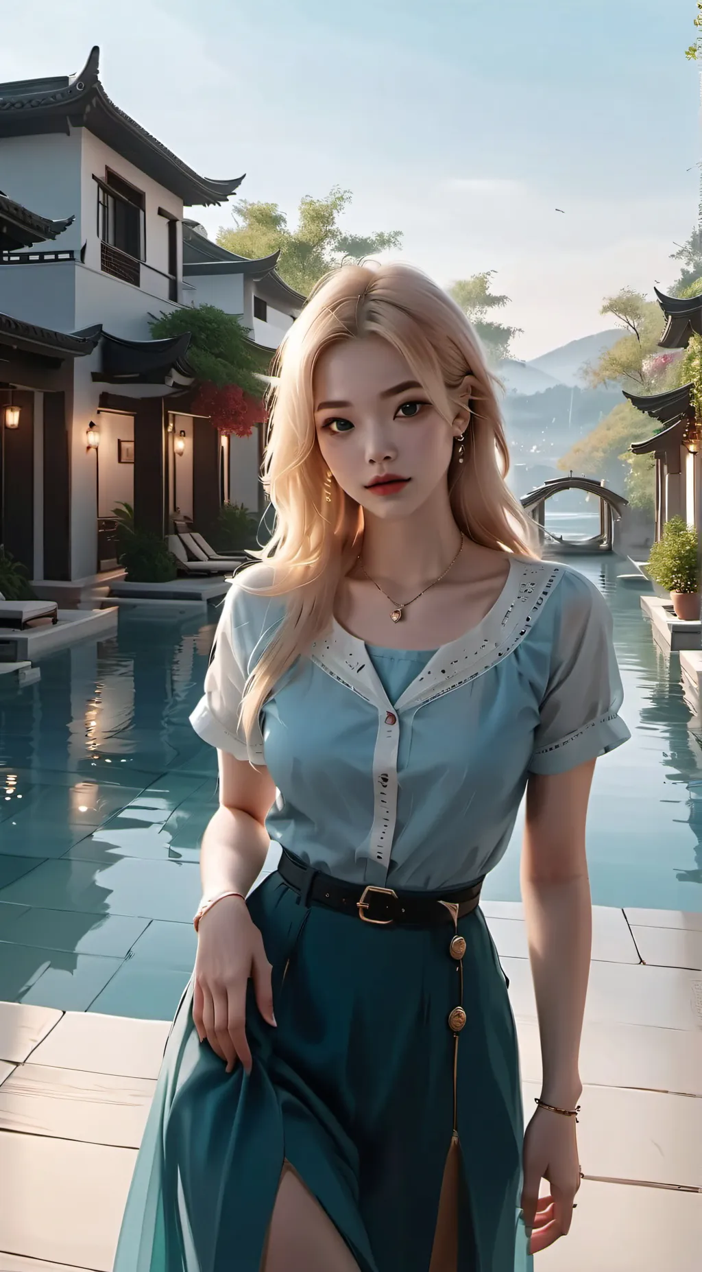 ai character: Evelyn background