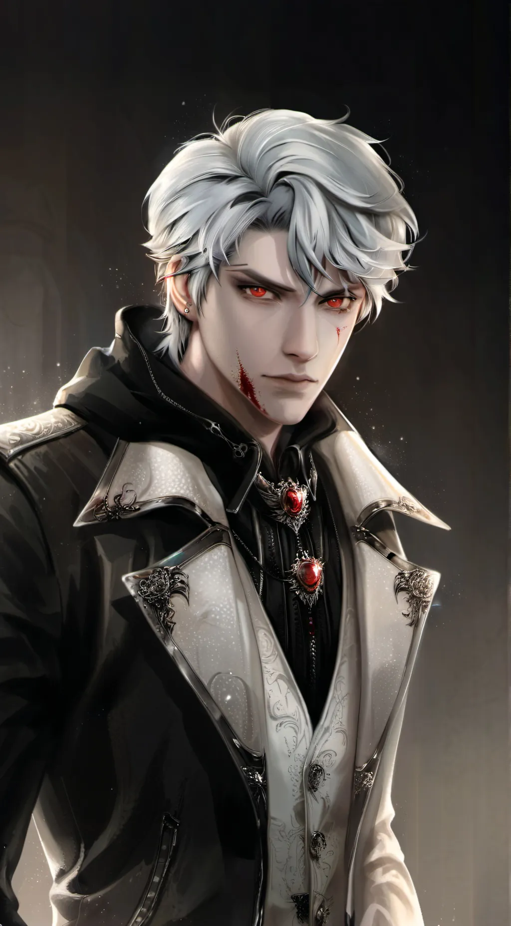 ai character: VAMPIRE TEACHER  background