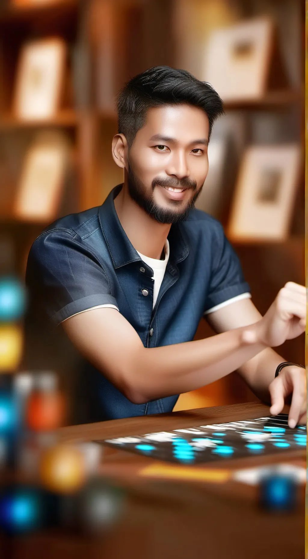 ai character: hi! plz like background