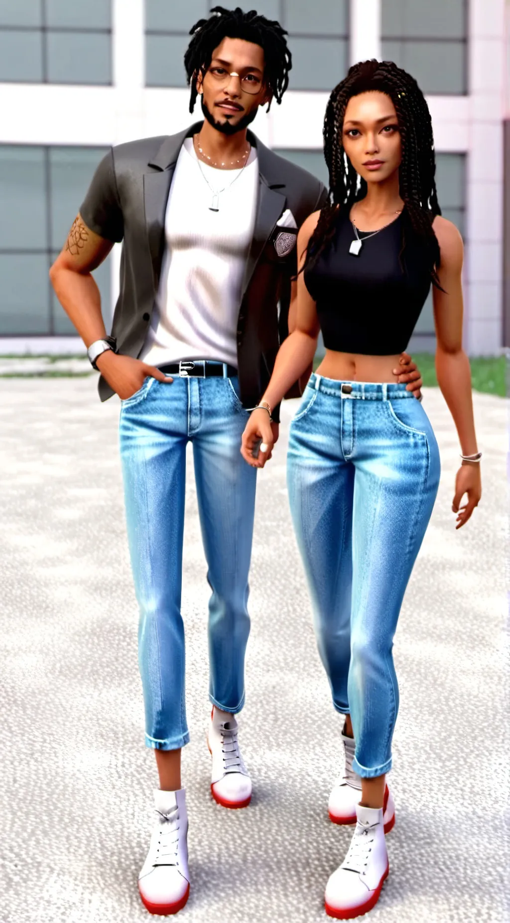 ai character: Jalen and Sharpie background