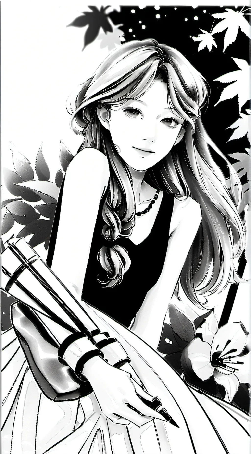 ai character: Melody background