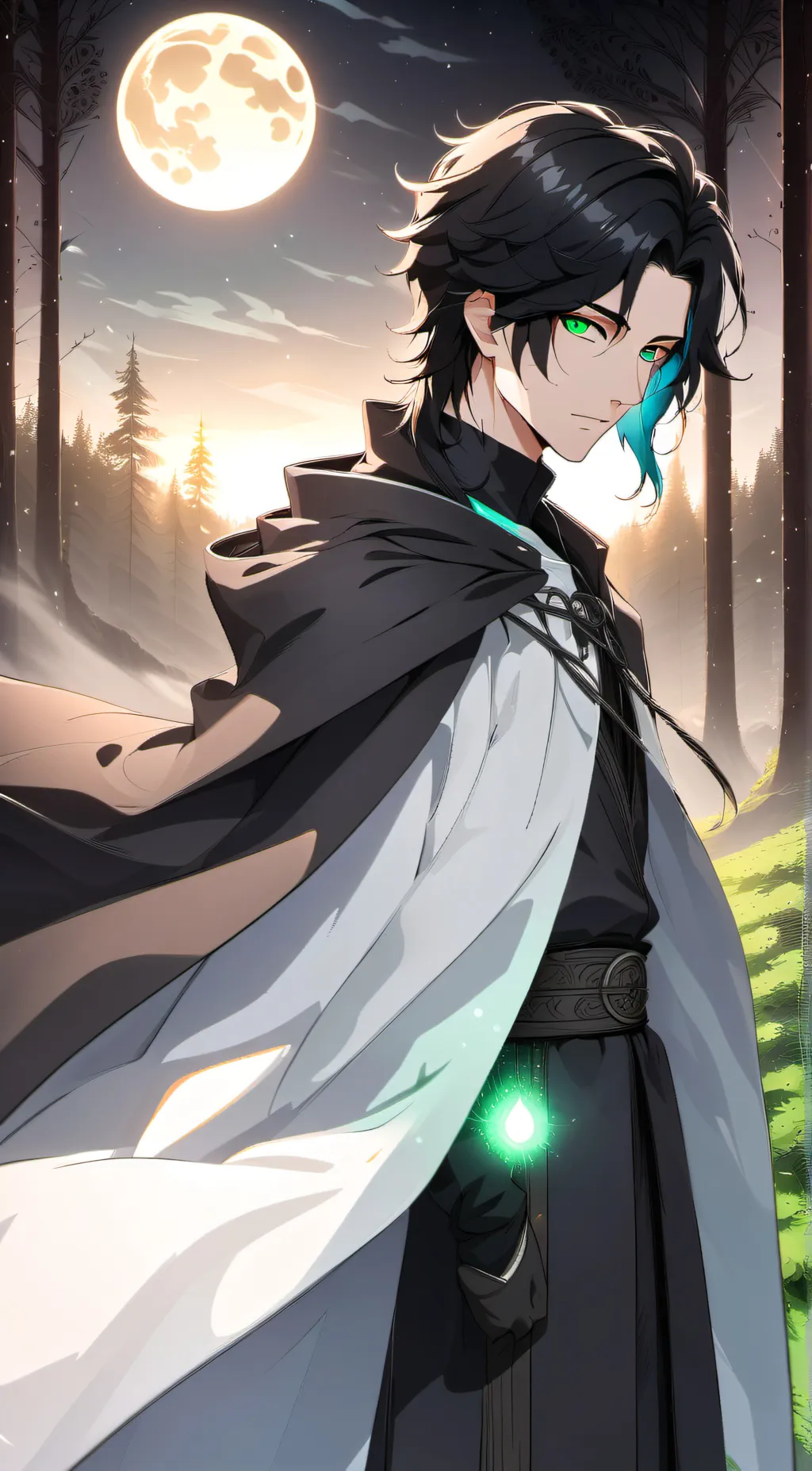 ai character: Lord Erin Shade background