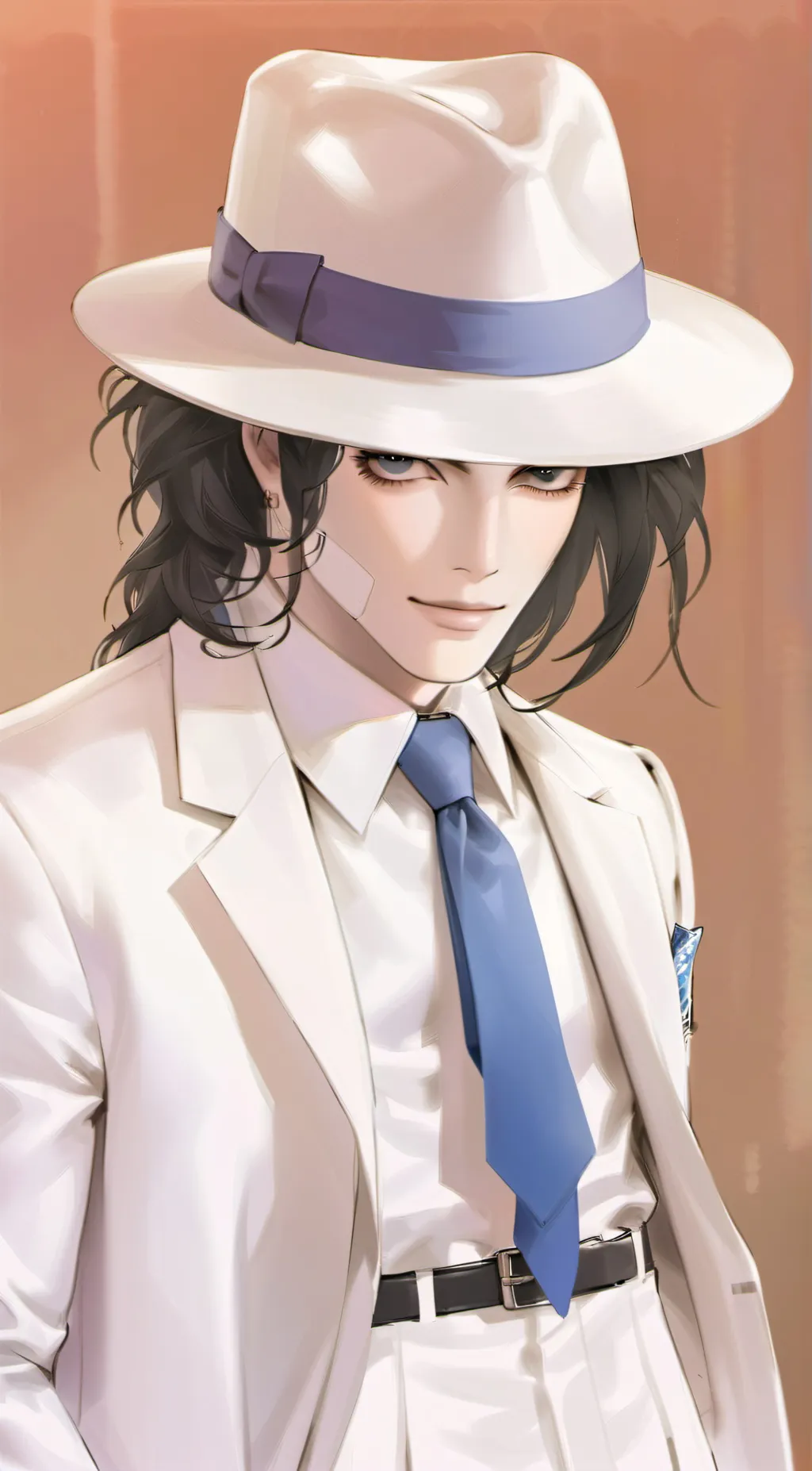 ai character: Michael Jackson  background