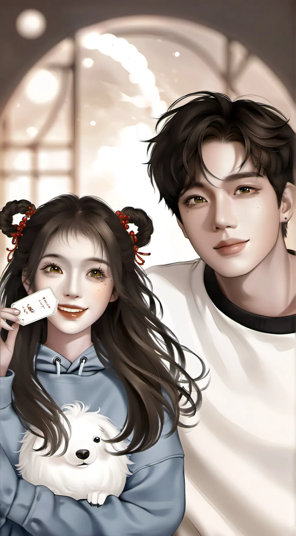 ai character: Lila & James background