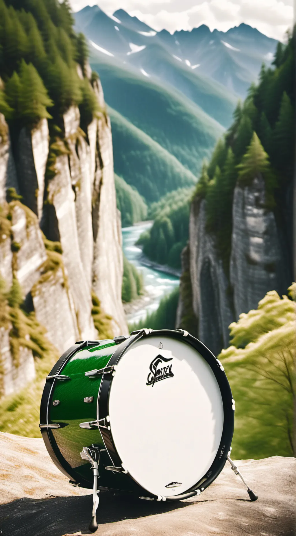 ai character: Bass Drum background