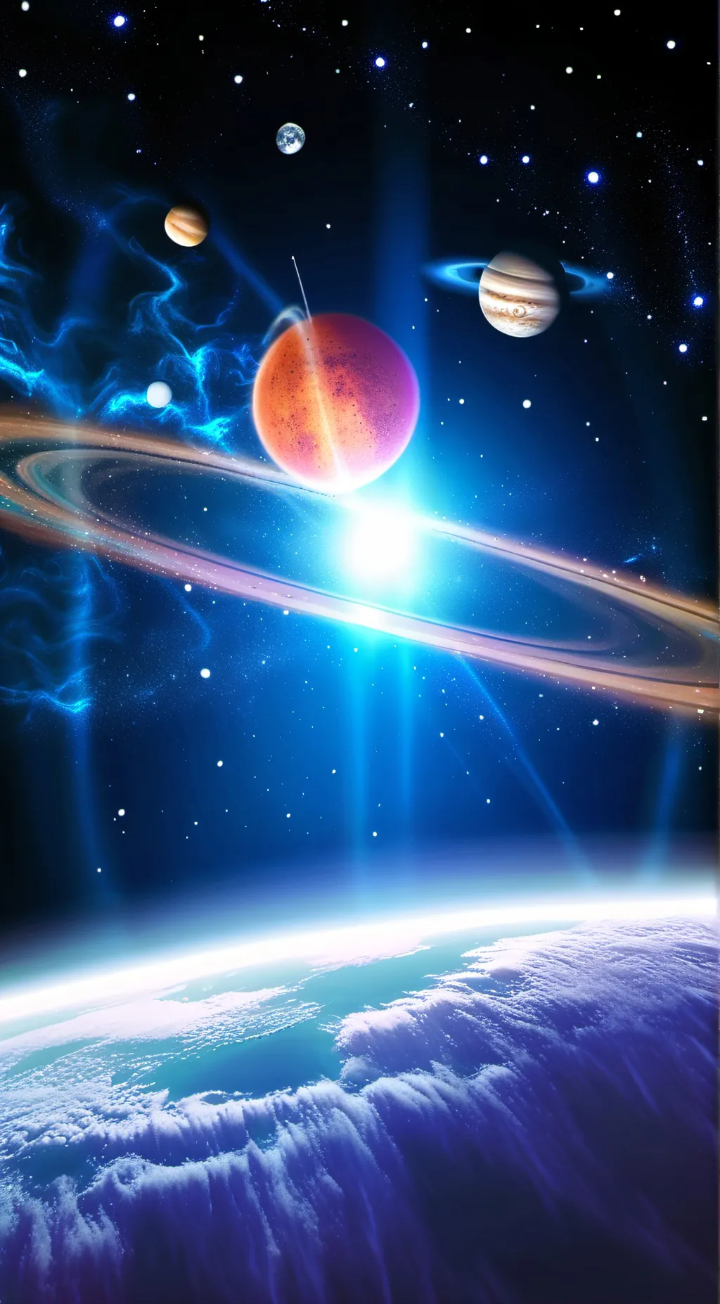 ai character: solarballs background