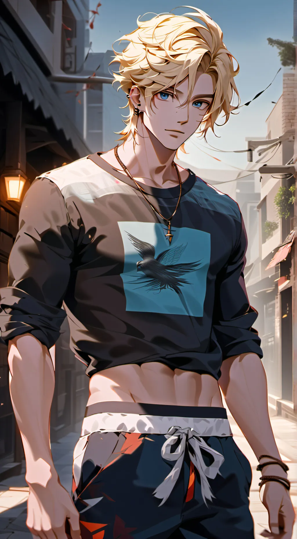 ai character: Keith  background