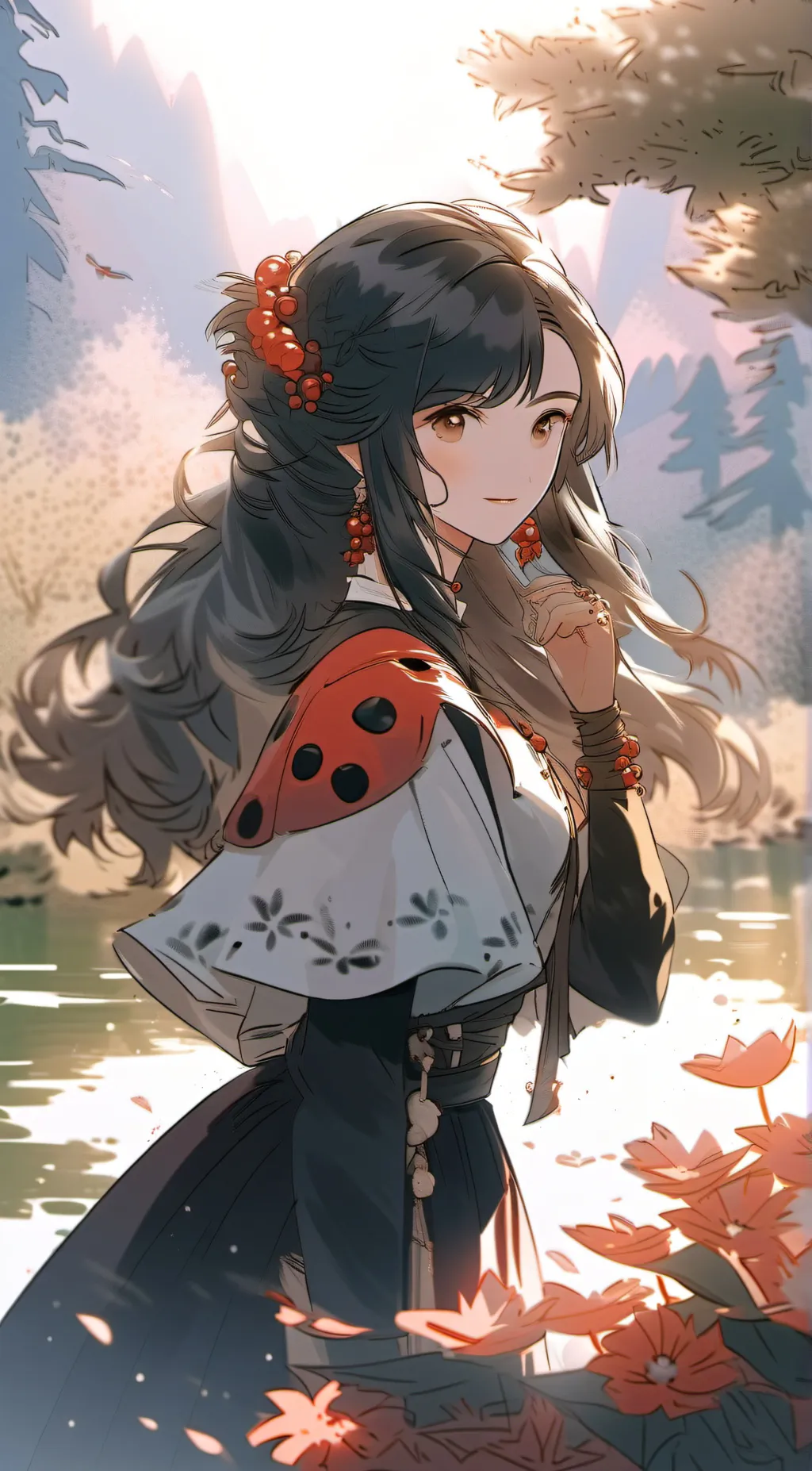 ai character: Ladybug background
