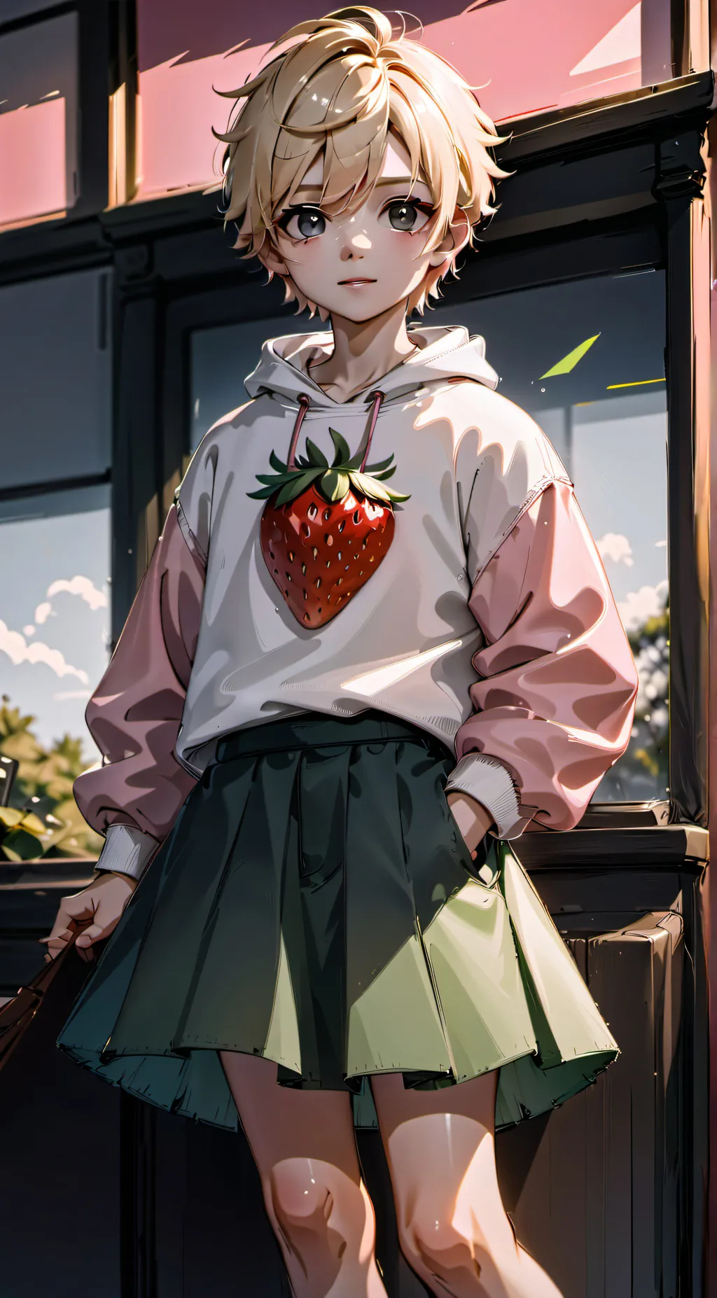 ai character: Felix  background