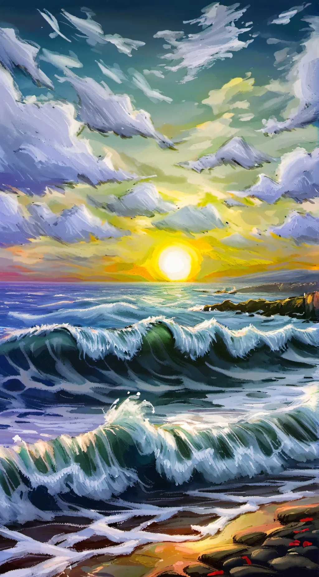 ai character: Emotions background